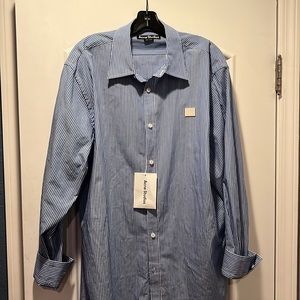 Mens Acne Studios oversized button up